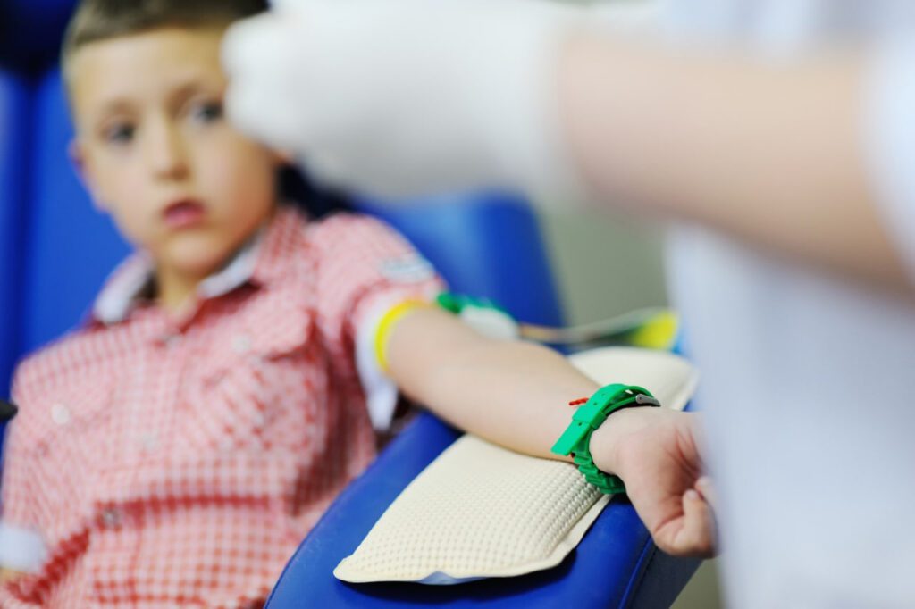 انواع رایج آزمایش خون کودکان