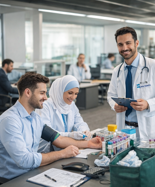آزمایش در محل کار