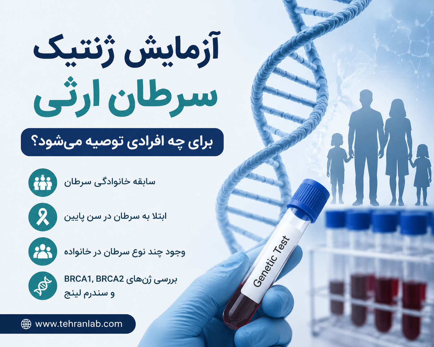 آزمایش ژنتیک سرطان ارثی