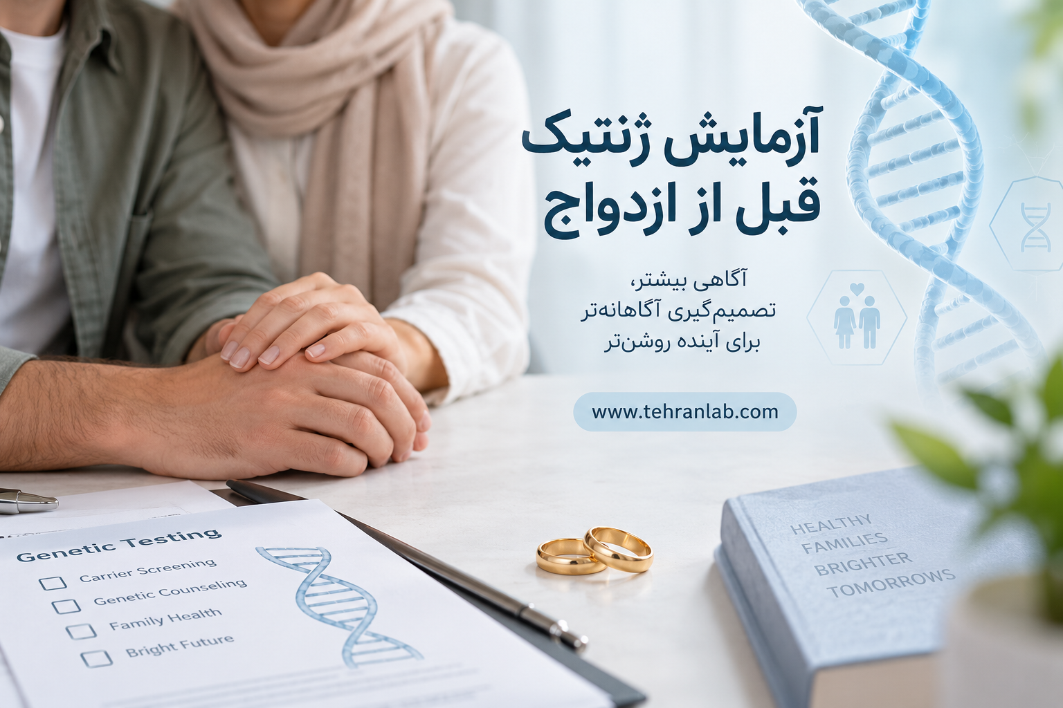 آزمایش-ژنتیک-قبل-از-ازدواج؛-چه-زمانی-بررسی-ژنتیکی-اهمیت-دارد؟