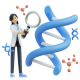 female-doctor-checks-dna-3d